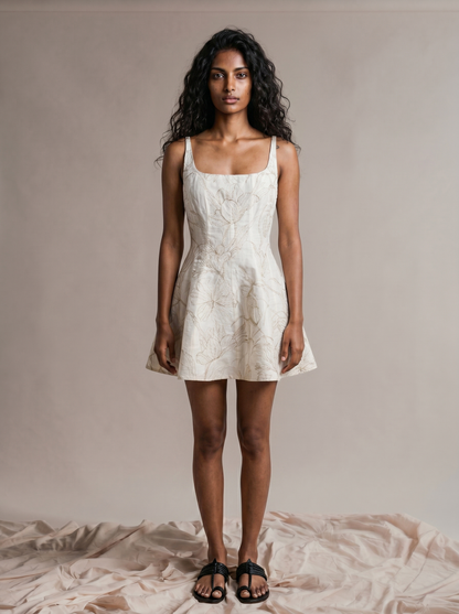 THE OUTLINE DRESS - NATURAL